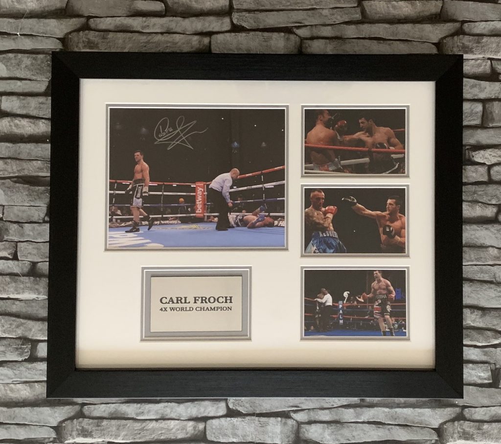 Autographed Photo Frame Carl Froch
